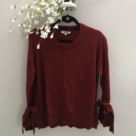 Madewell Sweaters - Madewell Tie Cuff Pullover Sweater